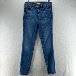 Madewell Jeans Womens Size 28  Roadtripper Skinny Ankle Stretch Denim Blue